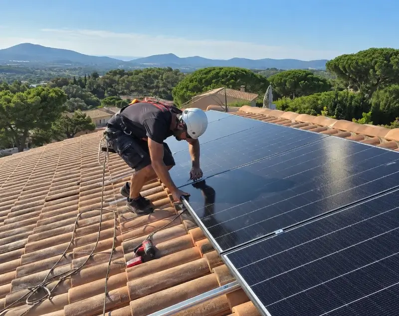 Installateur panneaux solaires Saint-Vincent-de-Mercuze — pose photovoltaïque sur toiture