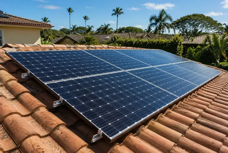 Installation de panneaux solaires à Saint-Vincent-de-Mercuze